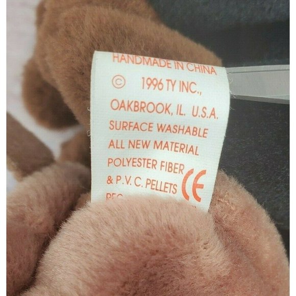 Rare 1996 Batty & Congo Retired Vintage Beanie Babies Collectible P.V.C Pellets - Picture 6 of 12